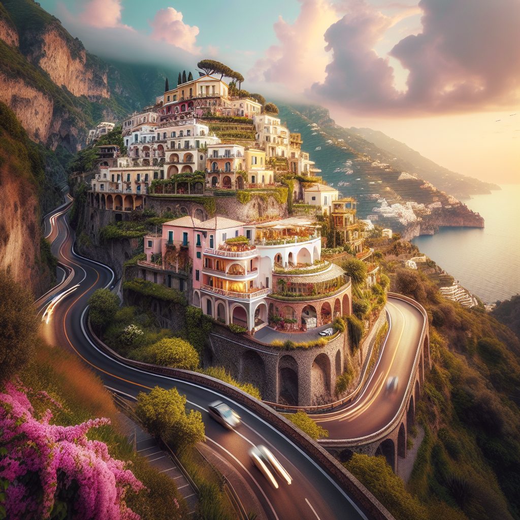 Amalfi Sky Terrace Villas Suspended Above Coastal Roads