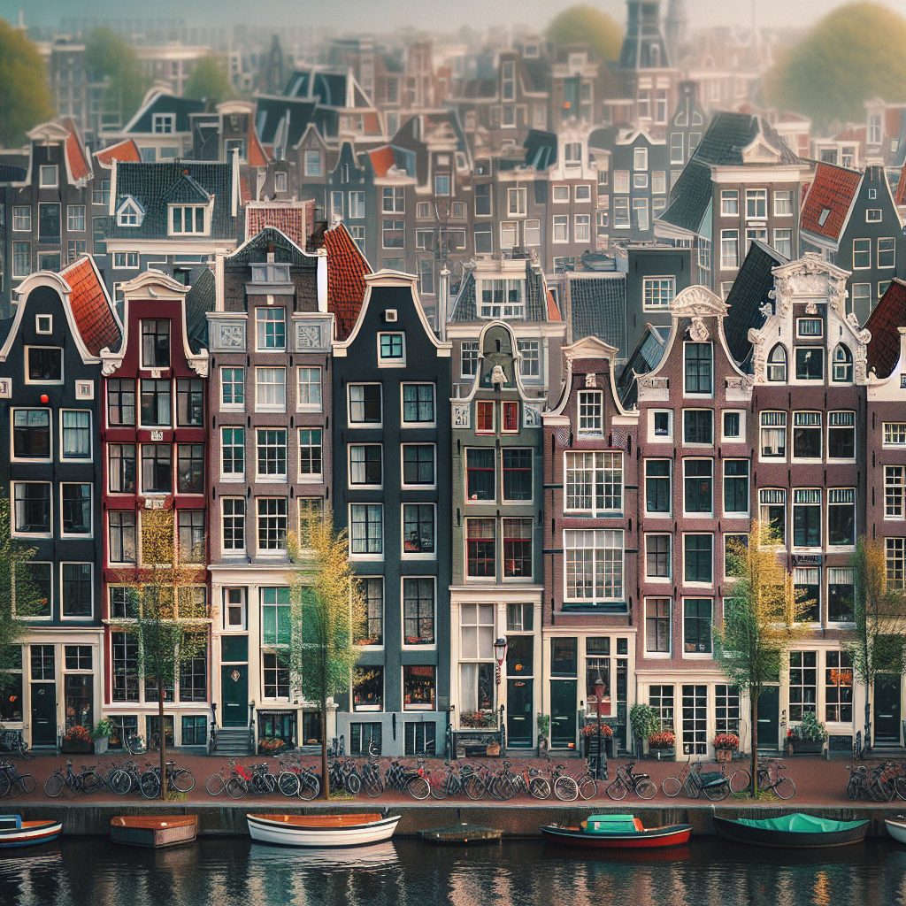 Amsterdam Narrow Canal Suites with Water Views