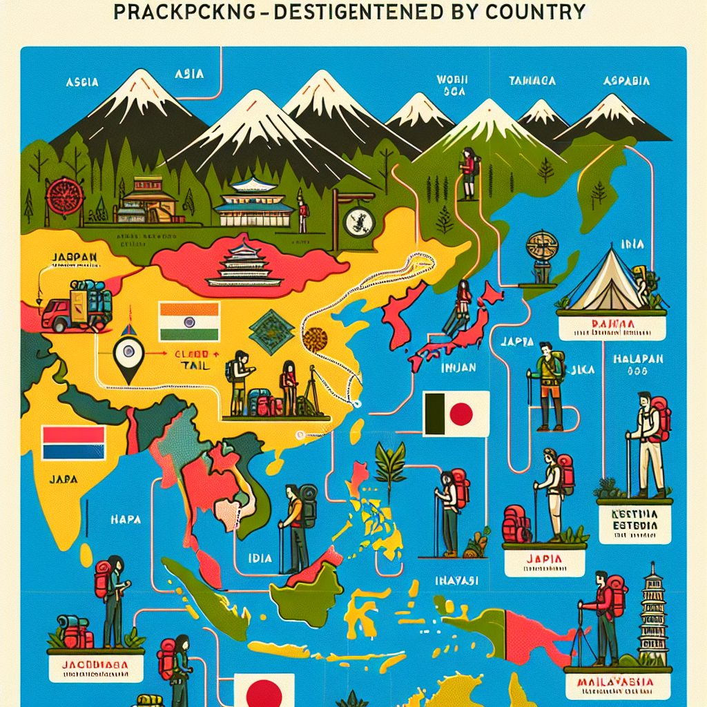 Backpacking Guide in Asia by Country Routes