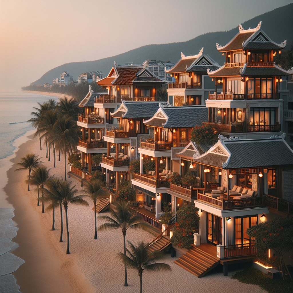 Beachfront Villas in Da Nang Vietnam With Quiet Coastal Setting