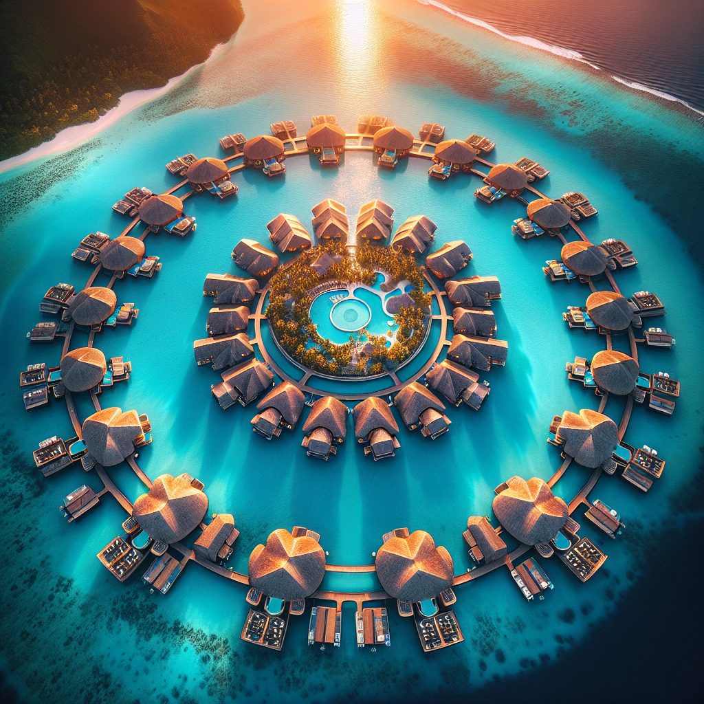 Bora Bora Circle Blue Retreats with Lagoon Glow