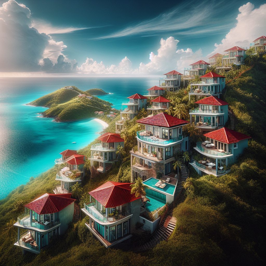 Caribbean Hill Wrap Villas with 360 Ocean Views