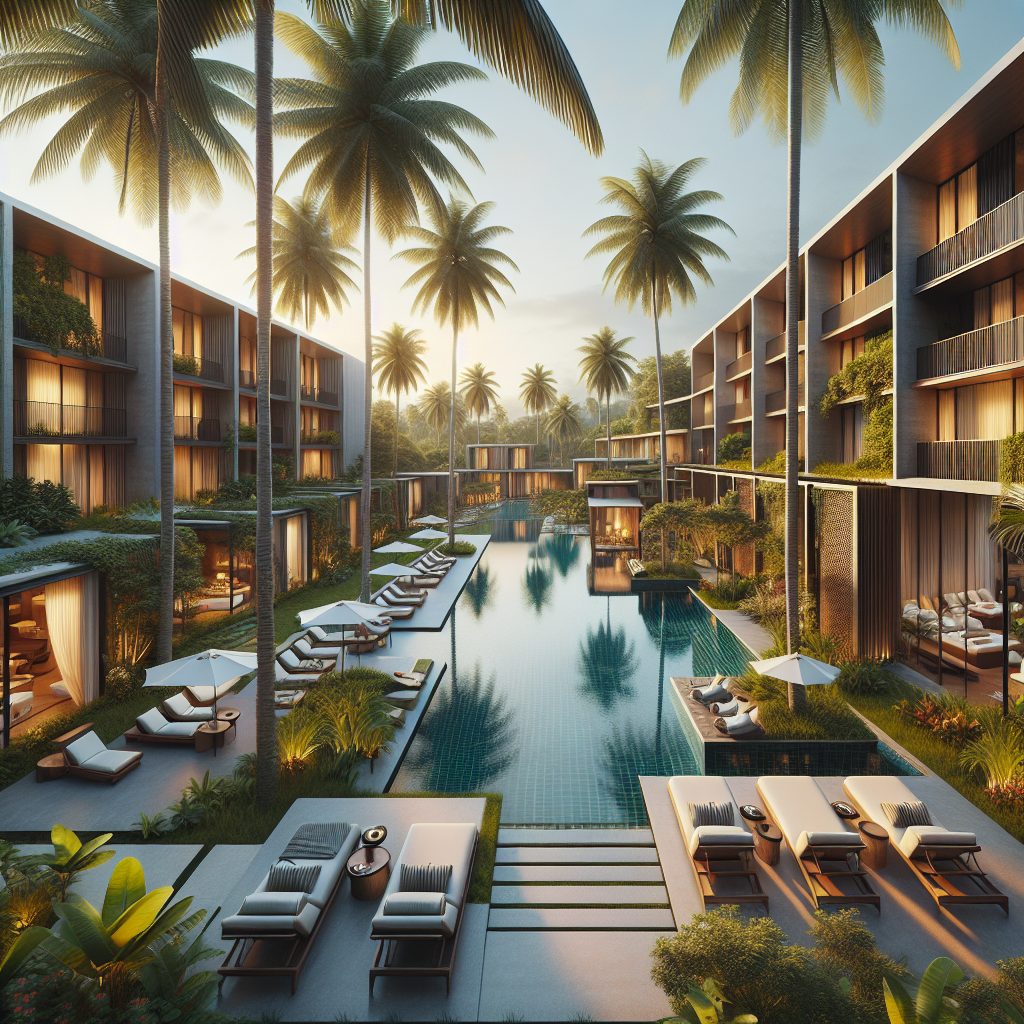 Chic Tropical Resorts With Contemporary Design and Elegant Mood
