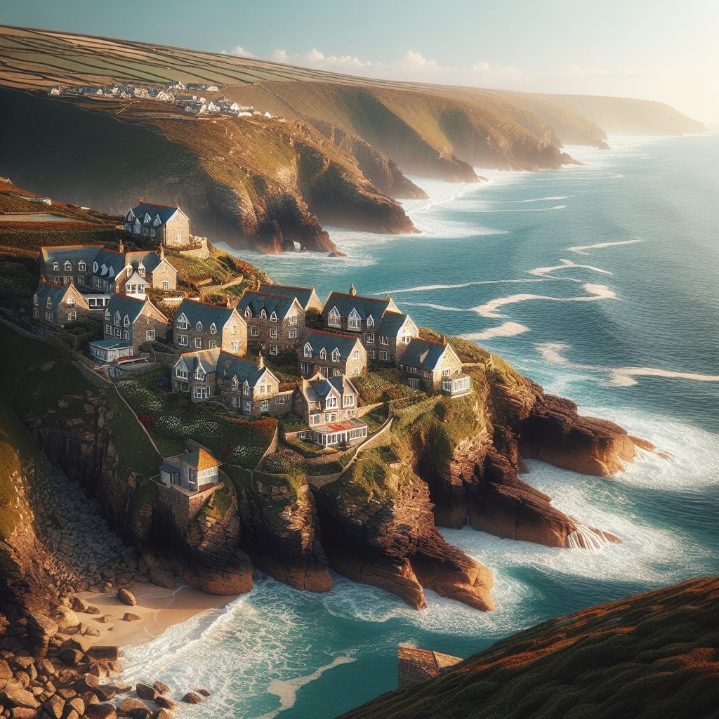 Cornwall Atlantic Edge Villas Above Rugged Coast