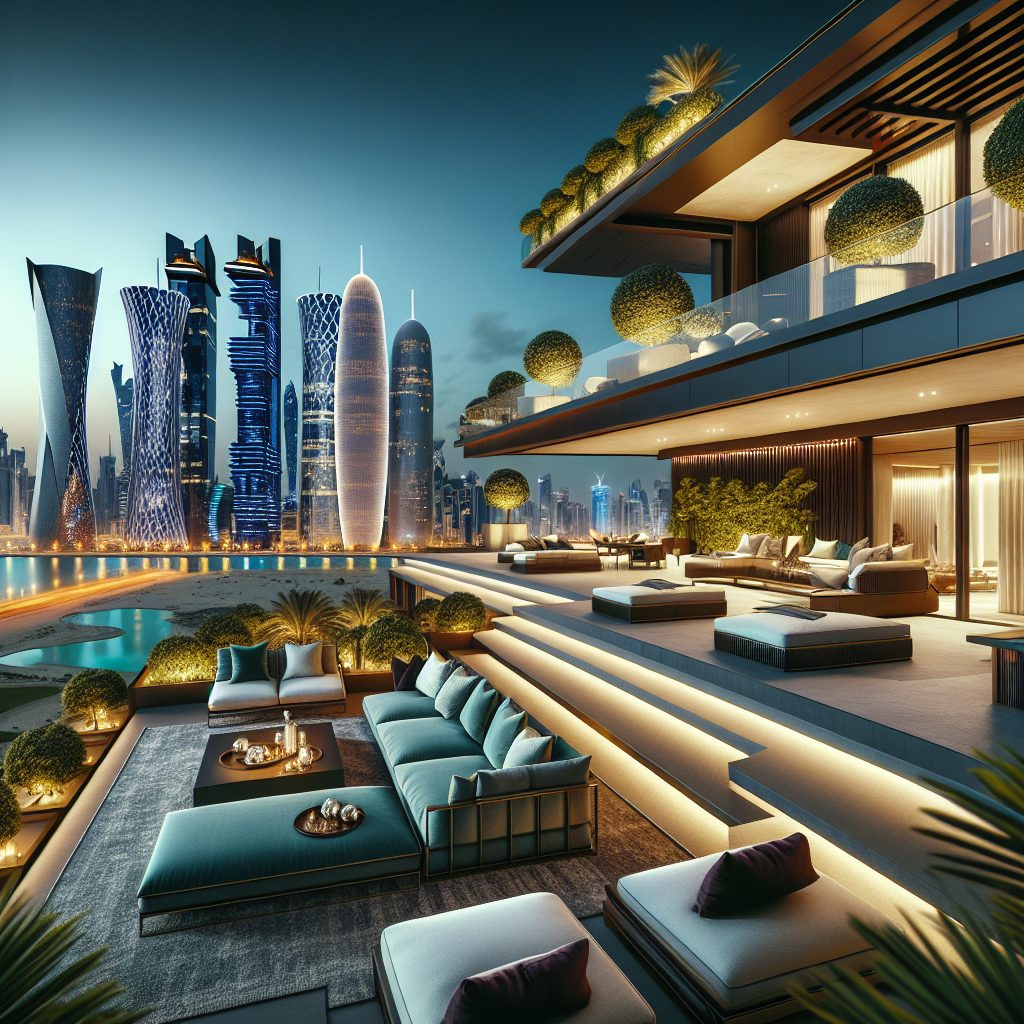 Doha Terrace Villas with Skyline Garden Lounge