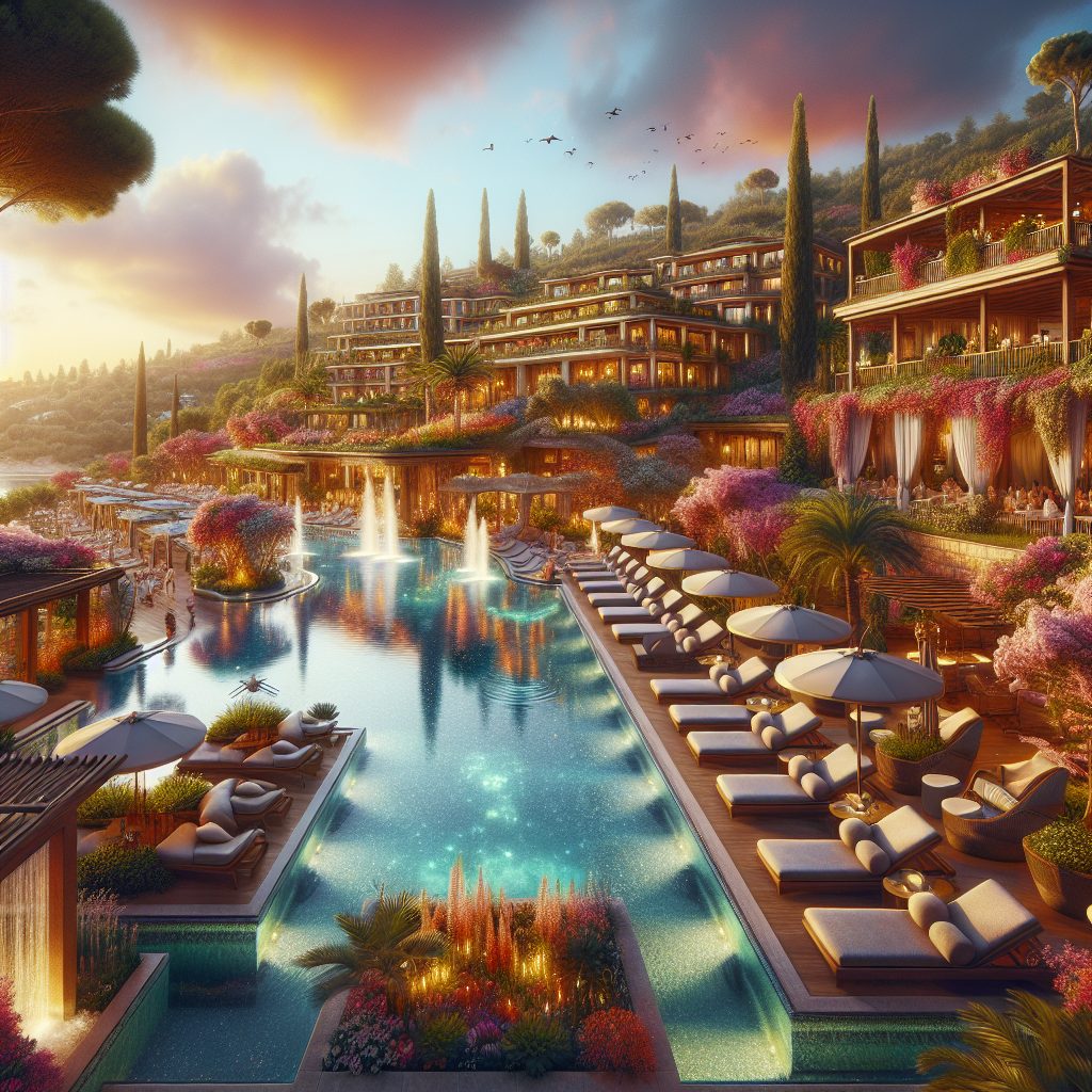 Elegant Resorts With Scenic Pools and Open-Air Spaces