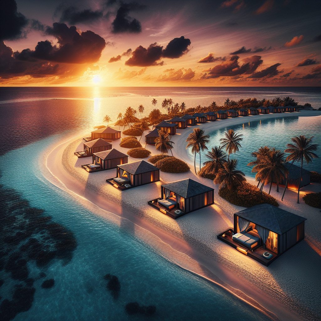 Elite Island Resorts With Private Cabanas and Sunset Calm