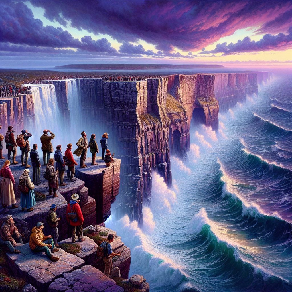 Exploring Coastal Cliffs with Dramatic Ocean Drops