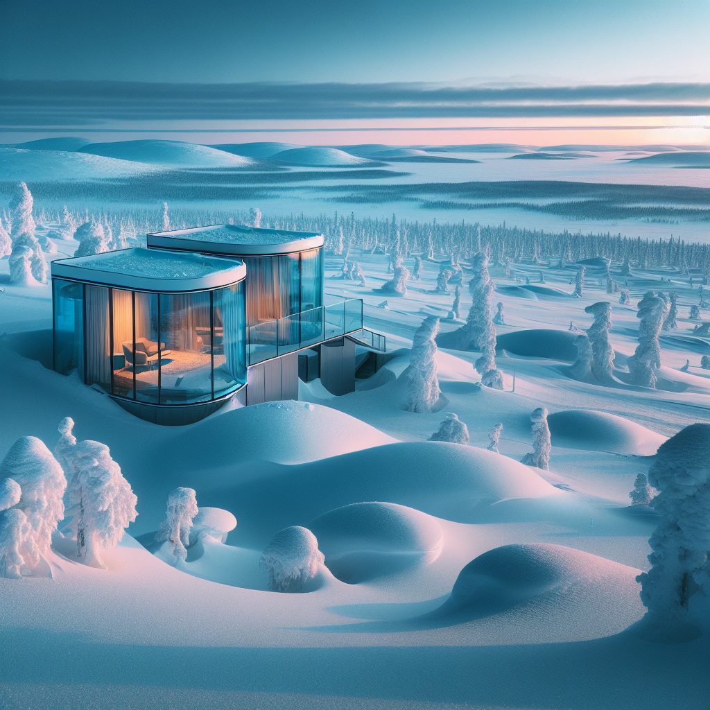 Finland Snow Glass Retreats with Arctic View