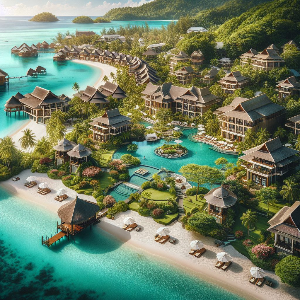 Grand Tropical Resorts With Calm Waters and Luxe Spaces
