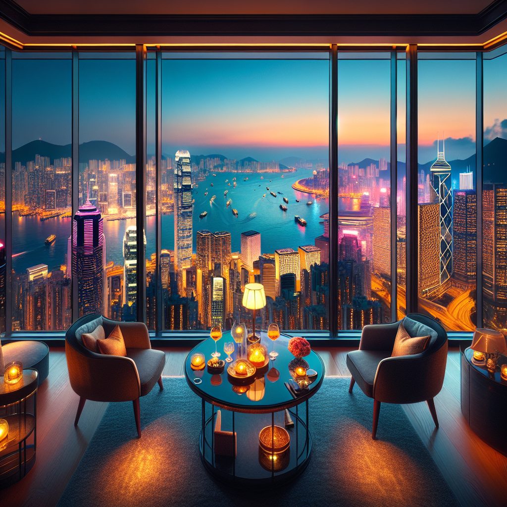 Hong Kong Sky Harbor Rooms with City Glow