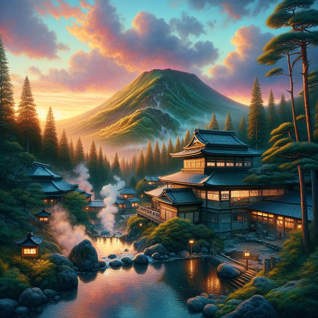 Japan Hot Spring Ridge Retreats with Nature Calm