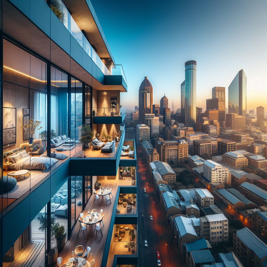Johannesburg Urban Core Rooms with Skyline Edge