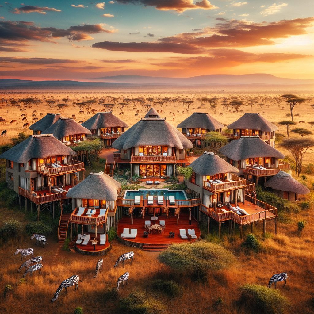 Kenya Plains Villas with Wildlife Overlook Deck