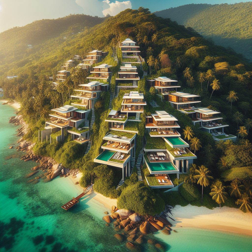 Koh Samui Split Level Villas with Ocean Layers
