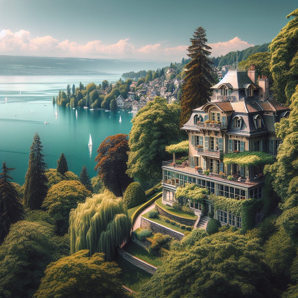 Lausanne Hill Frame Rooms with Lake View