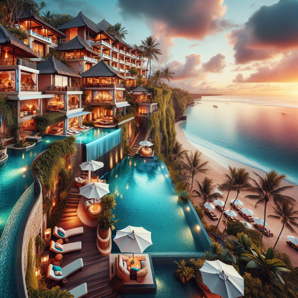 Luxury Beach Resorts in Bali Indonesia With Cliffside Infinity Pool