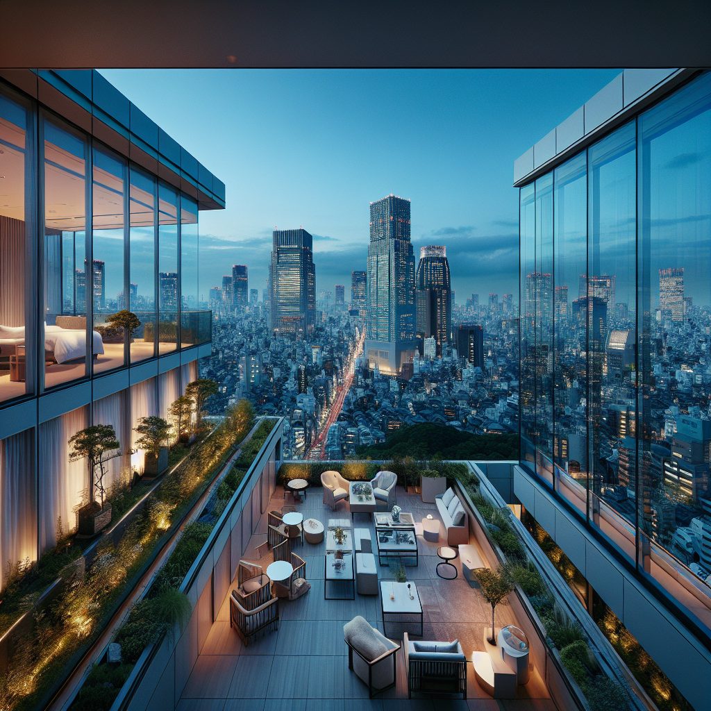 Luxury Hotels in Tokyo Japan With Minimalist Design and City View