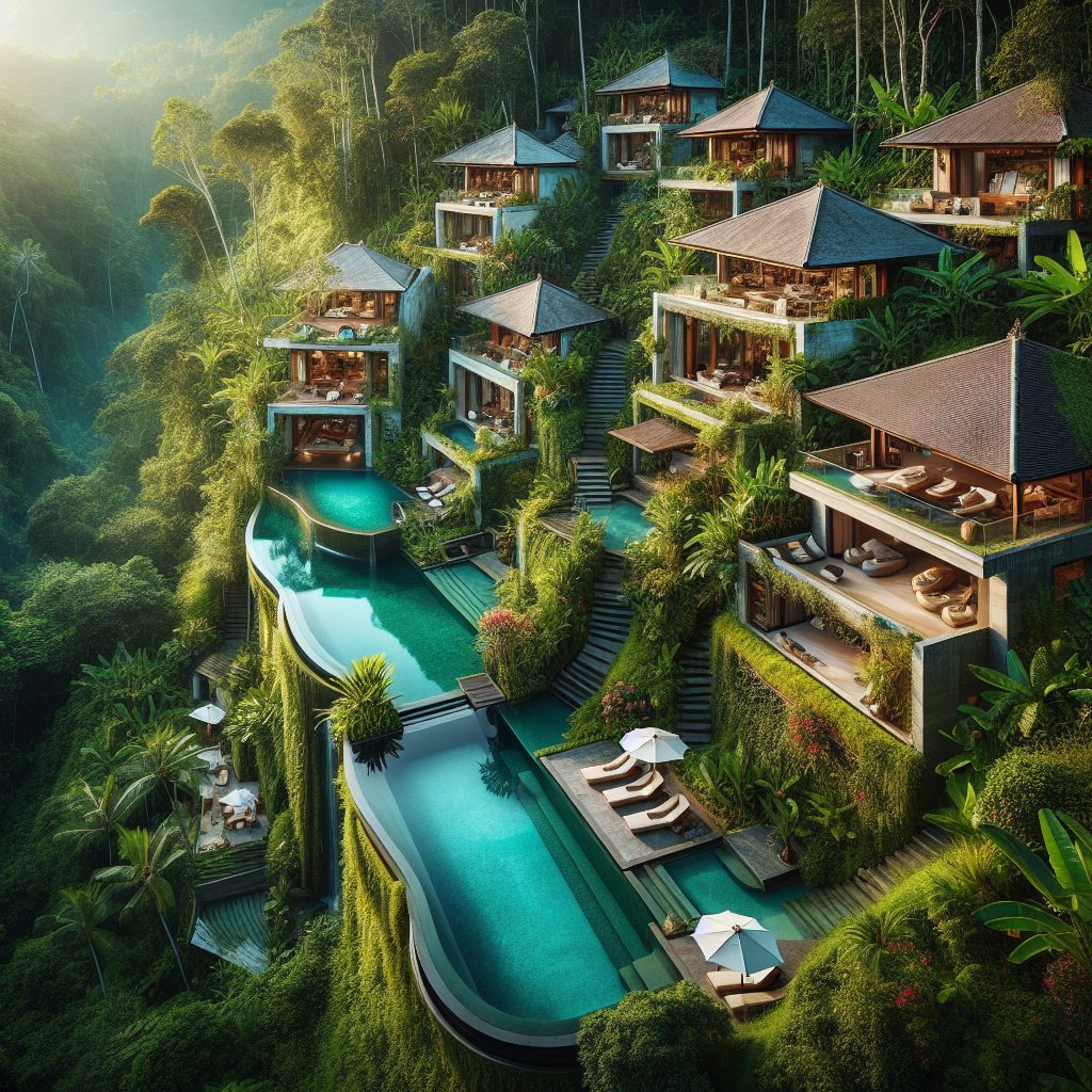 Luxury Private Villas in Bali Indonesia With Jungle View and Infinity Pool