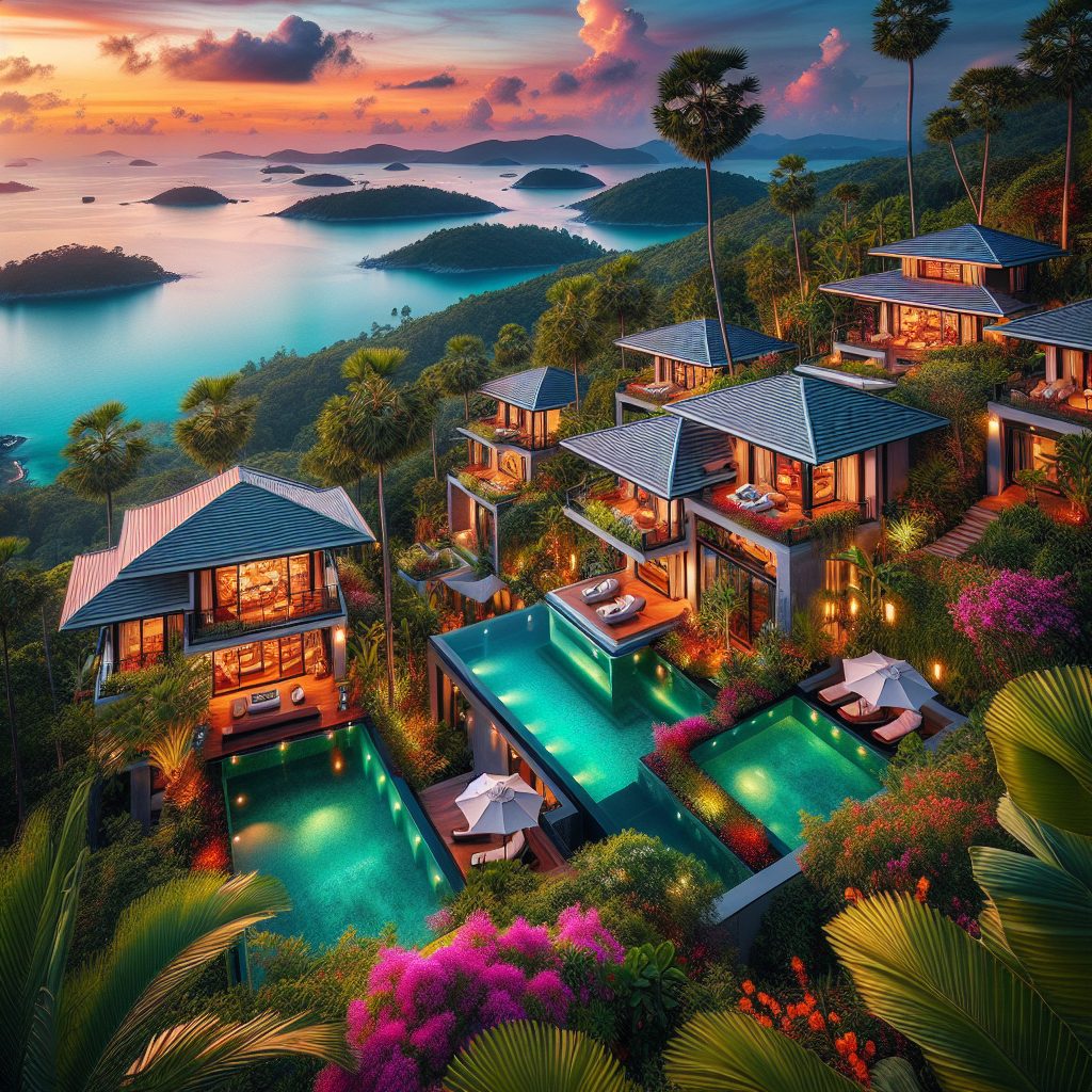 Luxury Villas in Phuket Thailand With Infinity Pool and Sea View