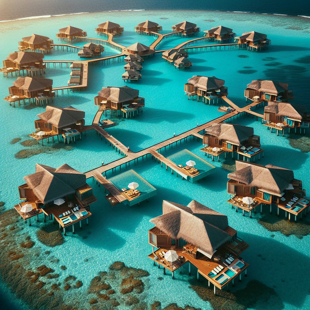 Maldives Blue Horizon Retreats with Floating Deck Spaces