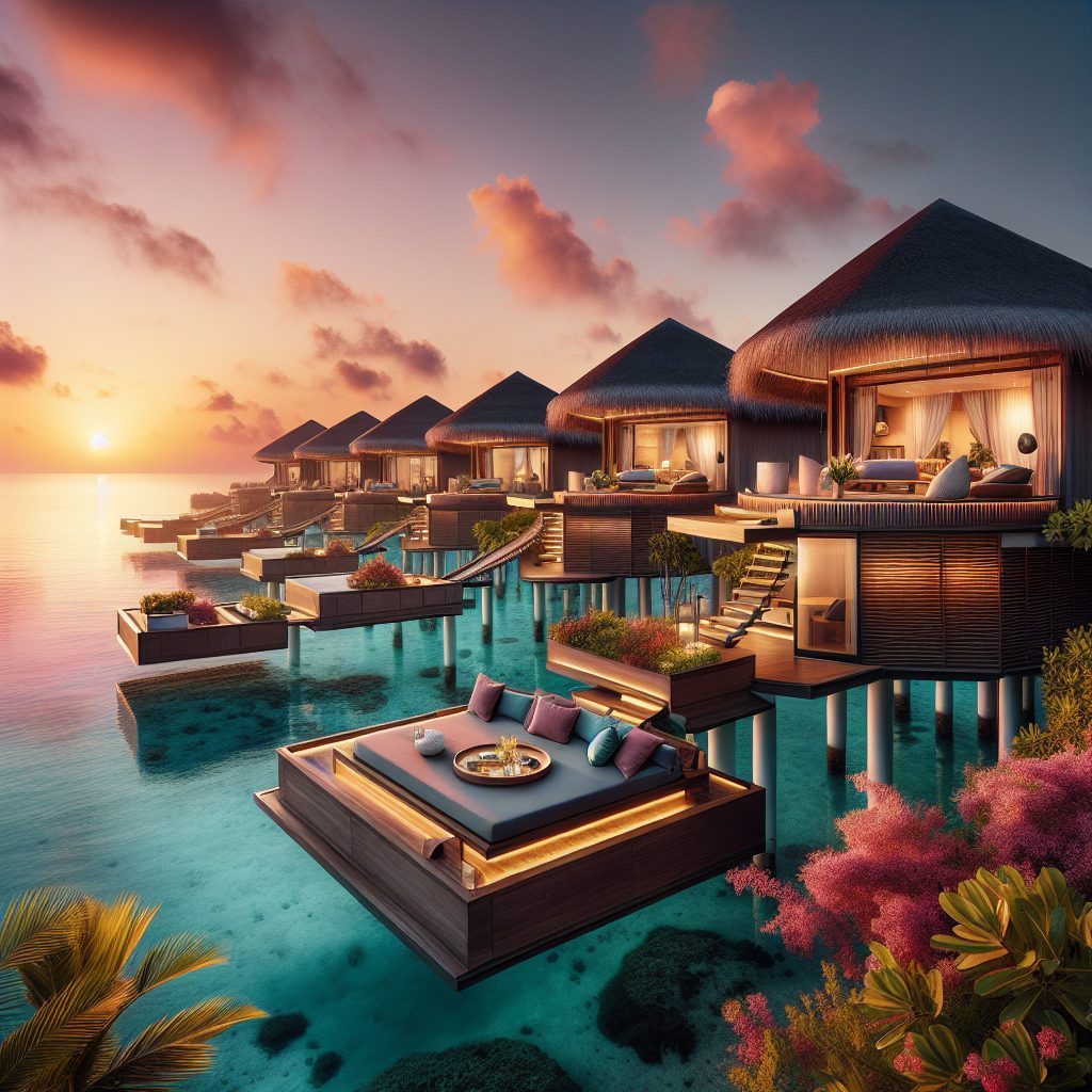 Maldives Ocean Crest Villas with Floating Sunrise Platforms