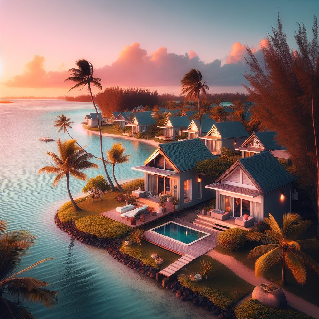 Mauritius Blue Edge Retreats with Lagoon View
