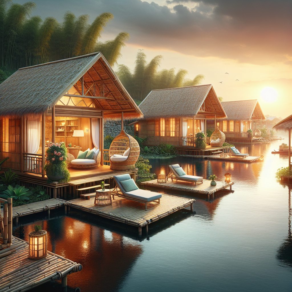Mekong Bamboo Villas with Floating River Decks