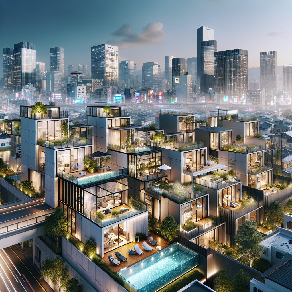 Modern Villas in Seoul South Korea With Smart Home Features