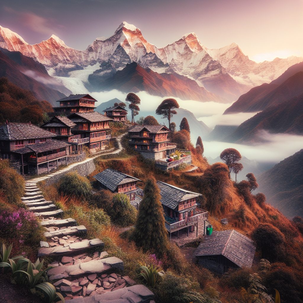 Mountain Resorts in Nepal With Himalayan Sunrise Views