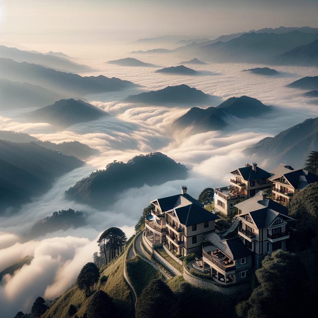 Nepal Cloudline Villas Above Mountain Fog