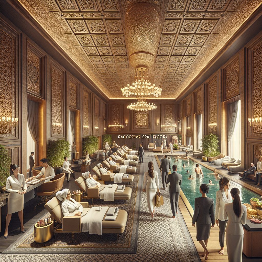 Opulent Hotels With Executive Spa Floors and Exclusive Calm