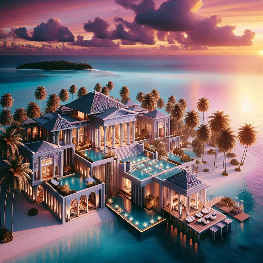Opulent Resorts With Private Beaches and Sunset Prestige
