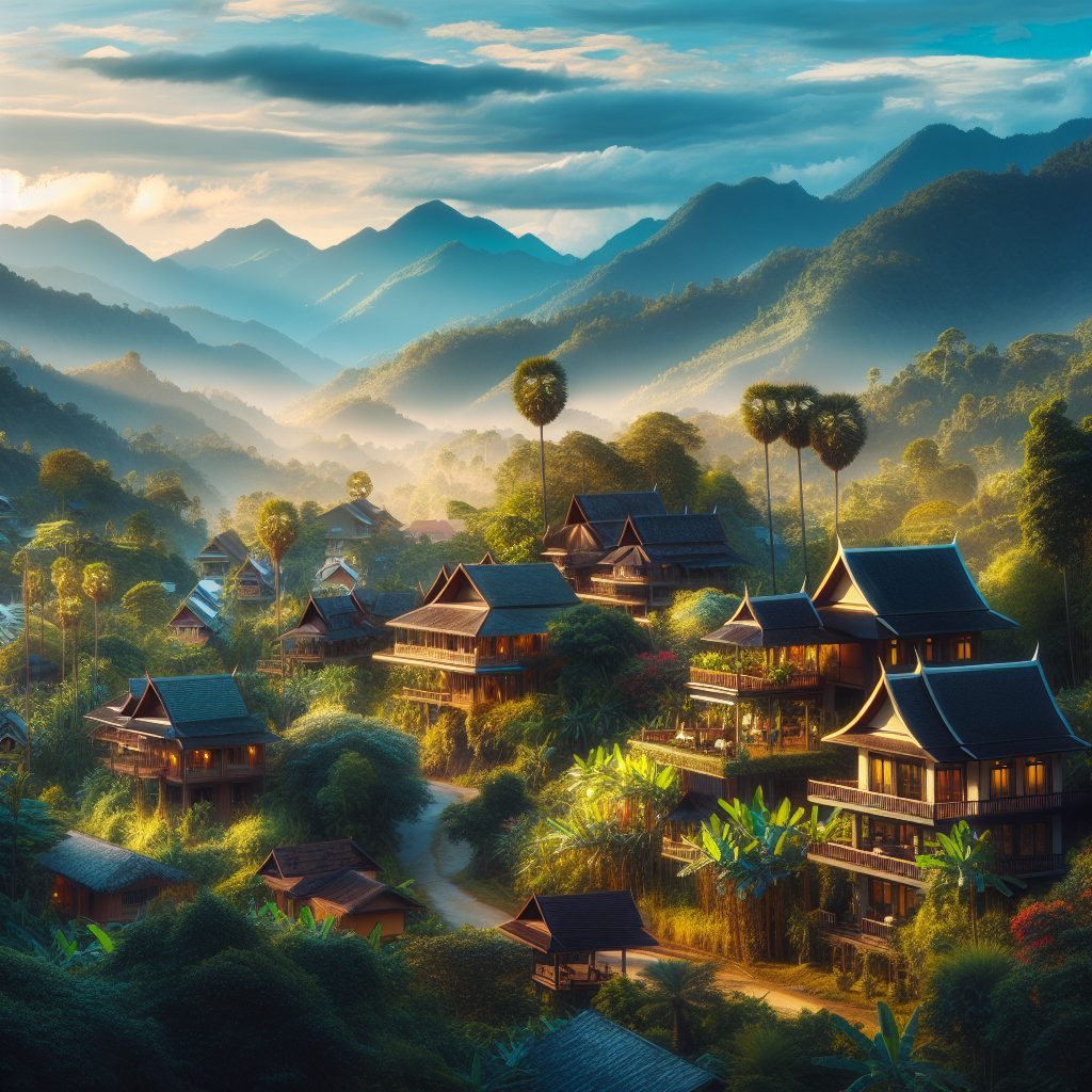 Peaceful Villas in Pai Thailand Surrounded by Mountains