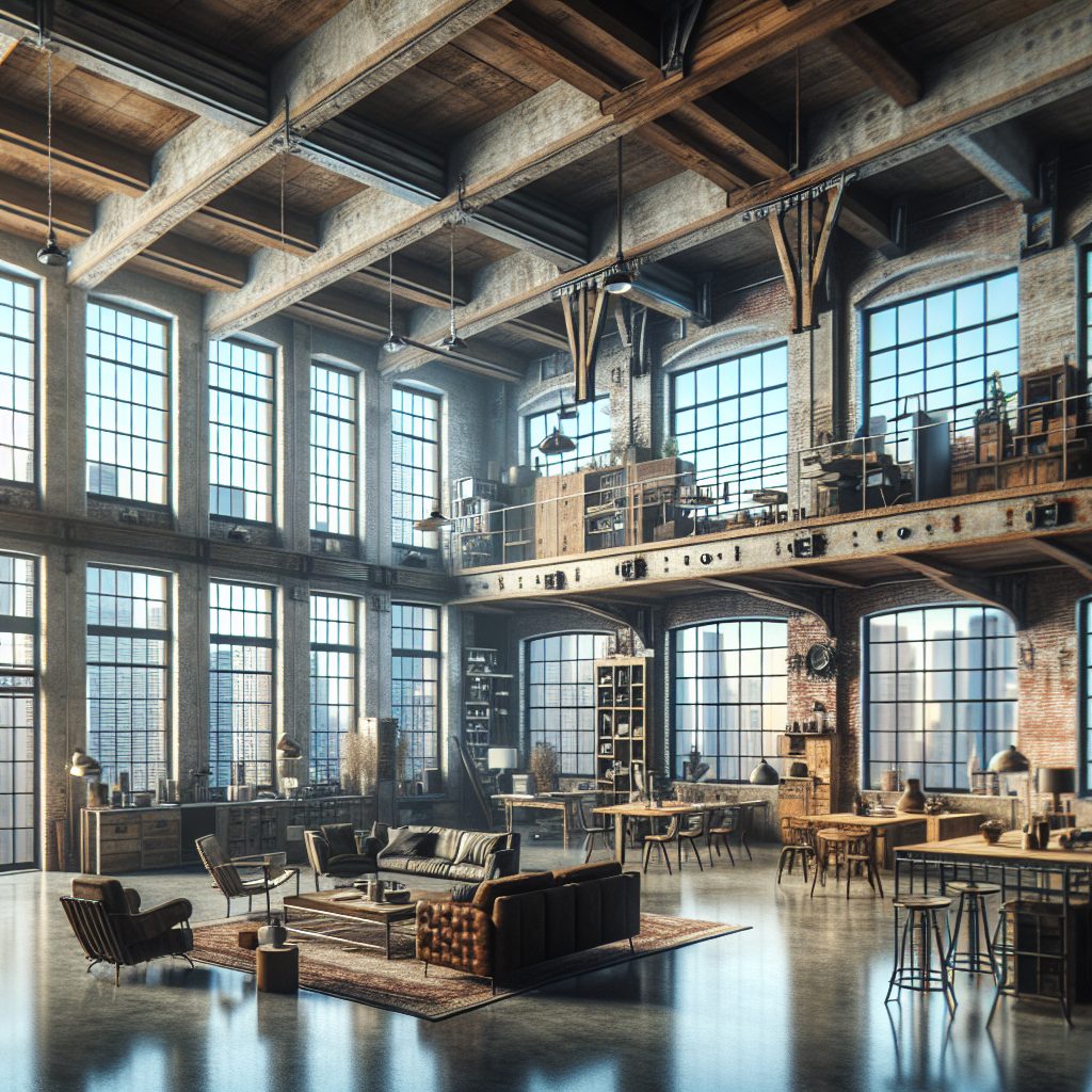 Portland Creative Loft Rooms with Industrial Feel