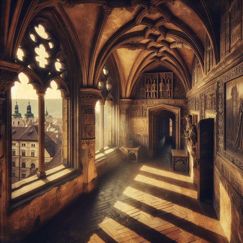 Prague Castle Shadow Rooms with Old Town Feel
