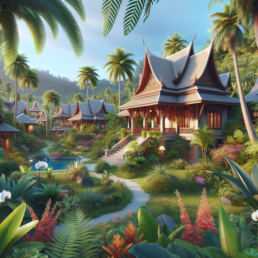 Private Villas in Koh Samui With Tropical Garden Design