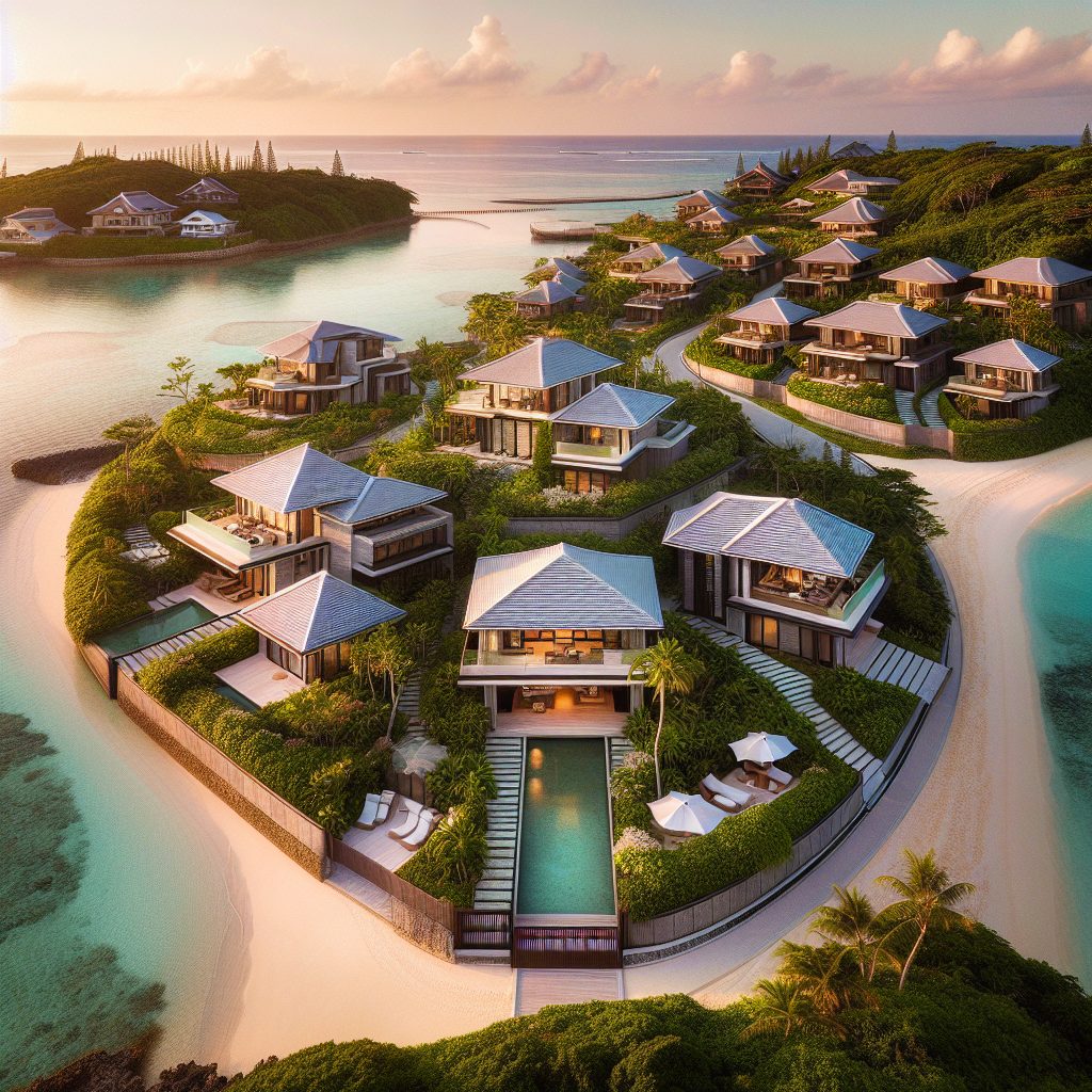 Private Villas in Okinawa Japan With Beachfront Setting