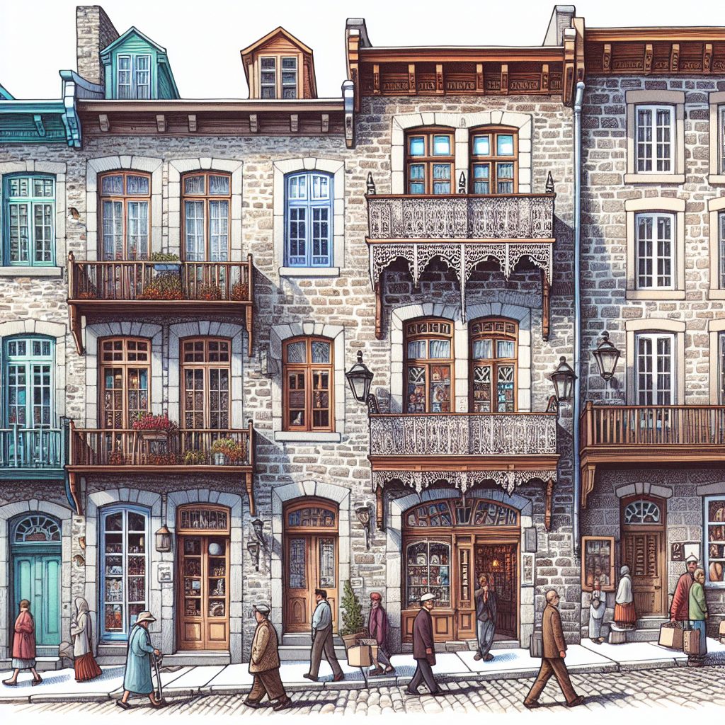 Quebec Stone Street Rooms in Historic Quarter