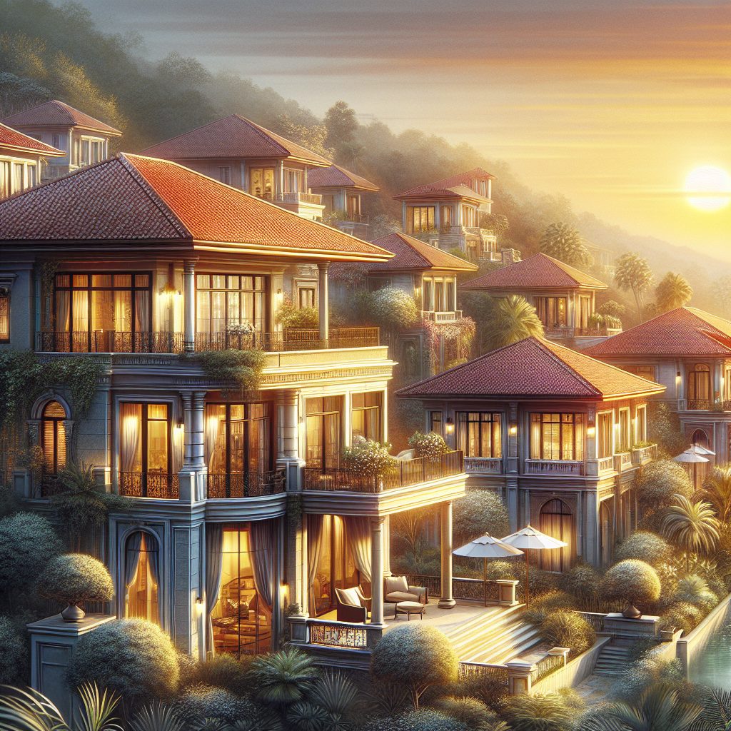 Refined Estate Villas With Sunset Warmth and Elevated Calm