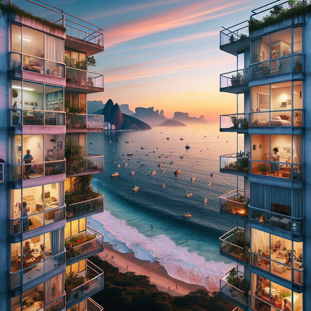 Rio Coastline Rooms Facing Atlantic Waves
