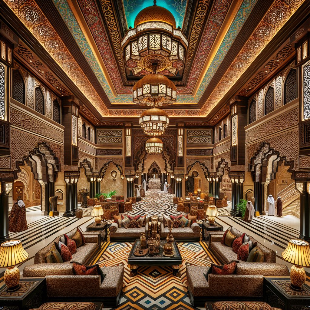 Riyadh Palace Villas with Grand Hall Design