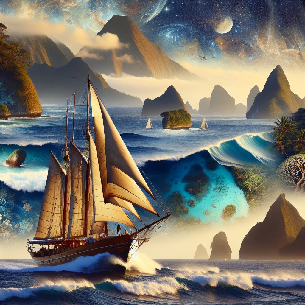 Sailing Across Remote Pacific Island Routes