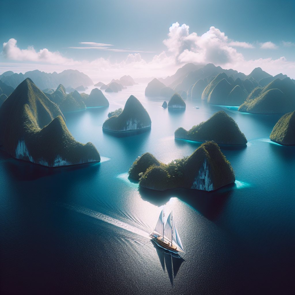Sailing Through Hidden Island Chains in the Pacific
