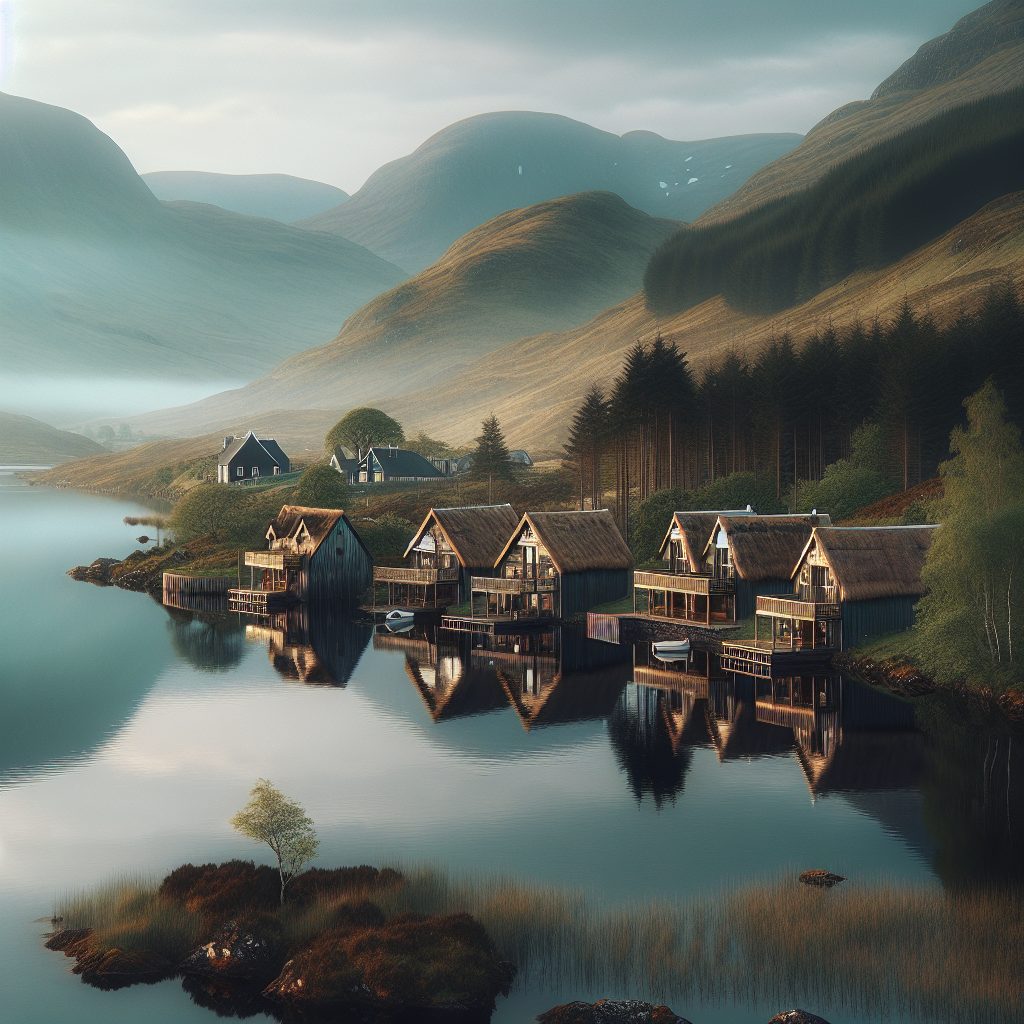 Scotland Highland Water Villas Near Silent Lochs