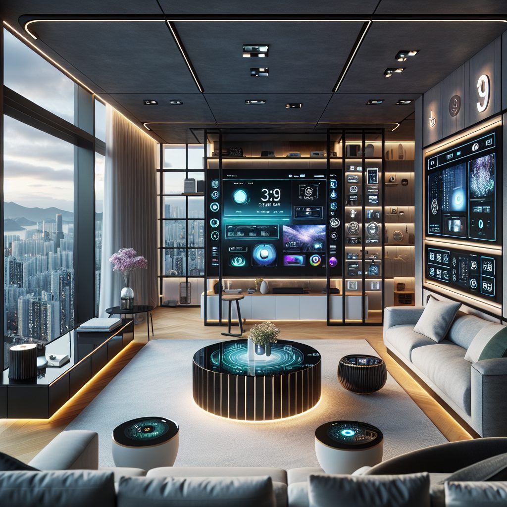 Seoul Smart Living Rooms with Digital Control