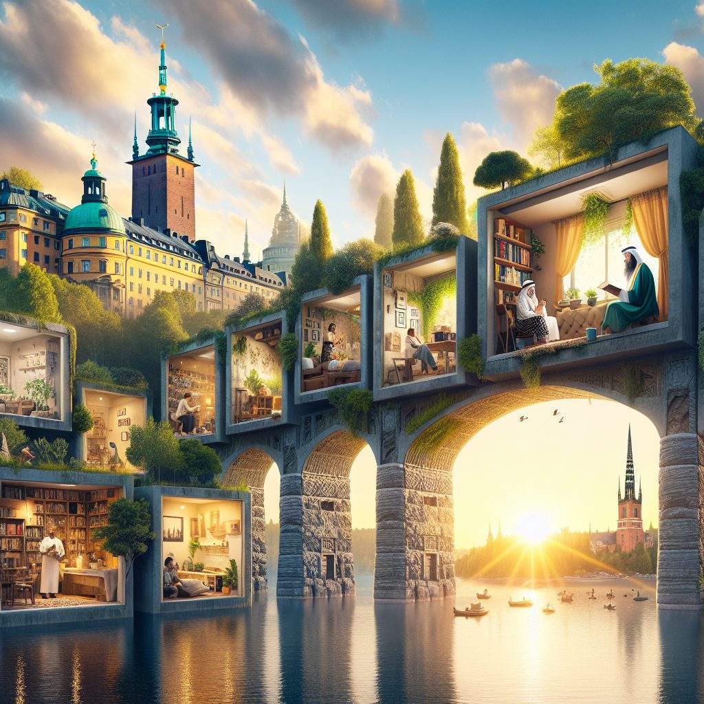 Stockholm Bridge Frame Rooms Across Islands