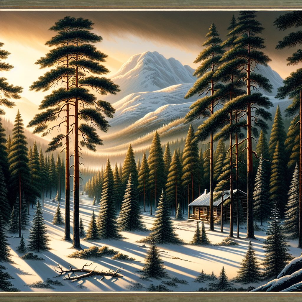 Sweden Pine Calm Retreats with Forest Silence