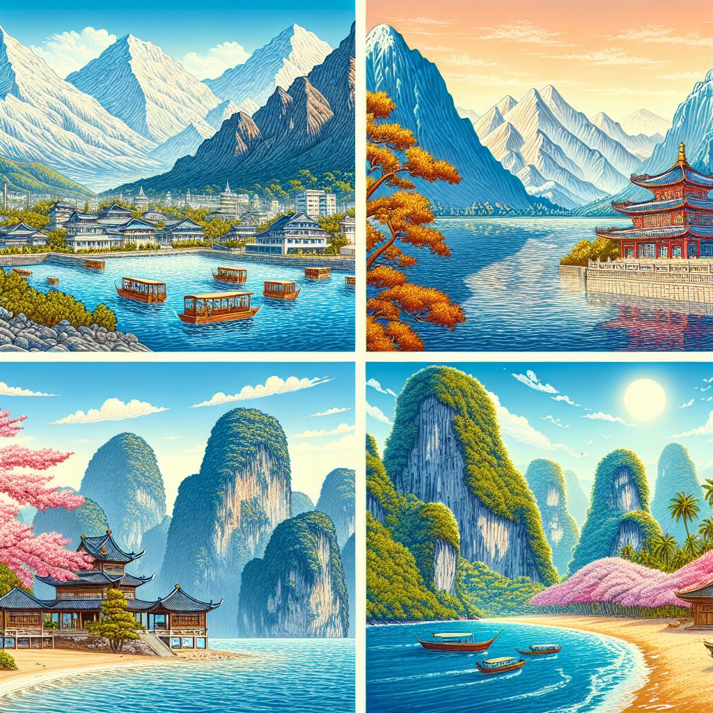 Travel Destinations in Asia by Country With Scenic Landscape