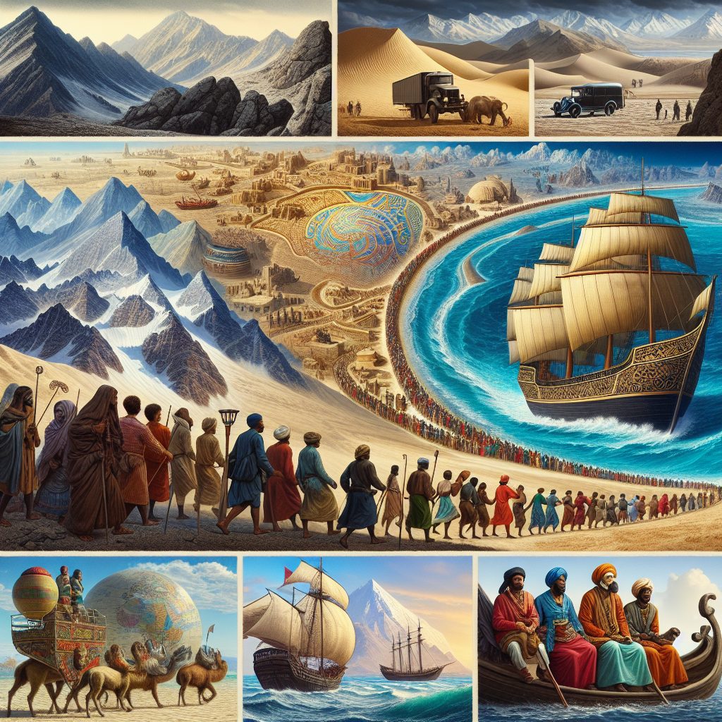Traveling Across Regions Known for Travel Routes
